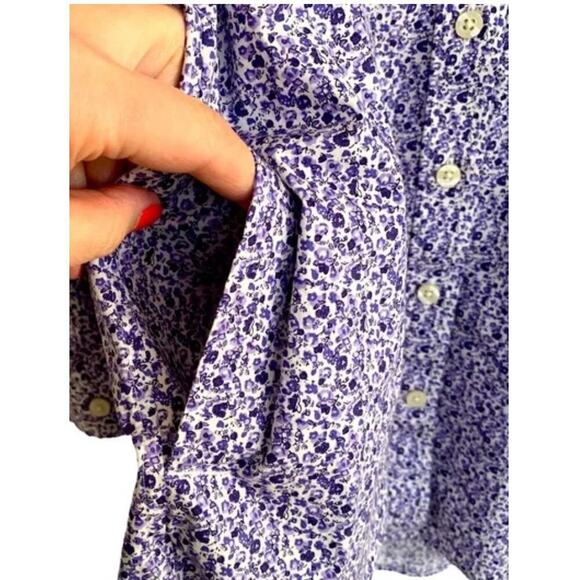 2/$25 XS Duluth Trading Wrinklefighter Button Down Long Sleeve Tunic Top pocket - Picture 8 of 10